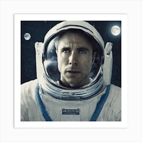 Man In Space 3 Art Print