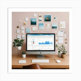 A Photo Of A Computer Desktop With Several Icons O (1) Art Print