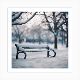 Serene Winter Relaxation2 Art Print