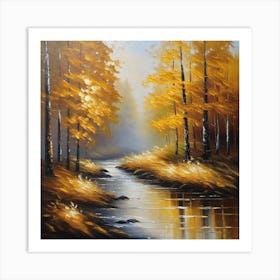 Autumn In The Forest 6 Art Print