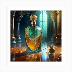 Bottle Of Perfume Art Print