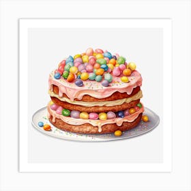 Easter Cake 1 Art Print