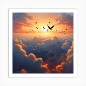 Birds In The Sky 1 Art Print