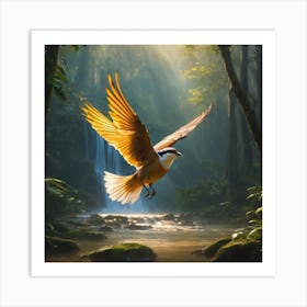 Bird In The Forest Art Print