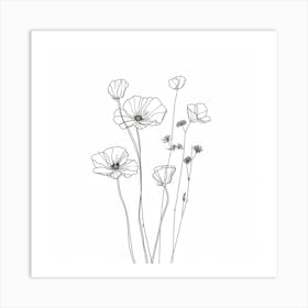 Poppies 43 Art Print