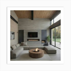 Modern Living Room 29 Art Print