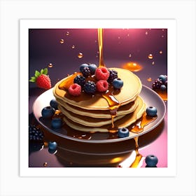 Pancakes Art Print