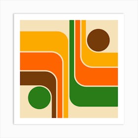 Modern Geometric Abstract Art Print