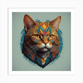 Cat Portrait 1 Art Print