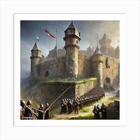 Of A Medieval Castle Art Print