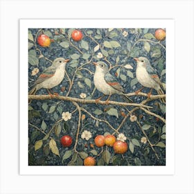 Birds On A Branch Art 17 Art Print