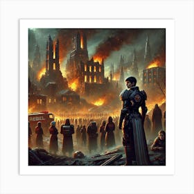 Episode5 Fire And Steel 1024x1024 Art Print