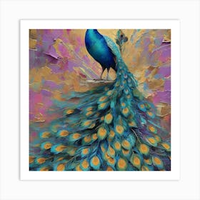 Peacock Art Print