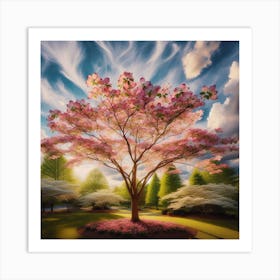 Georgia dogwood tree 1 Art Print