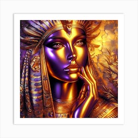 Cleopatra Portrait Artwork 81 Art Print