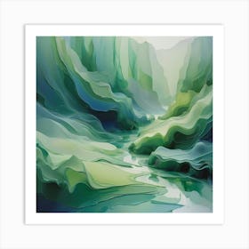 'River' 8 Art Print