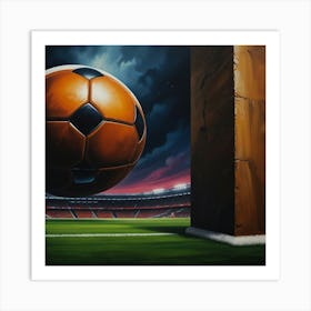 Soccer Ball Art Print