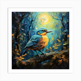 Bird In The Forest 1 Art Print