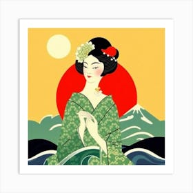 Geisha 16 Art Print