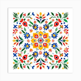 Poland Folk Art 2 Art Print