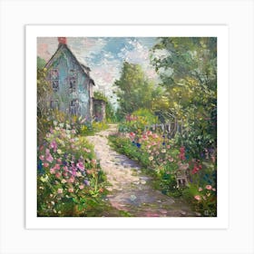 Flower Symphony Botanical Garden 4 Art Print