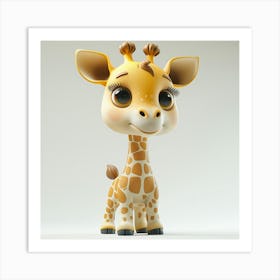 Cute Giraffe 29 Art Print