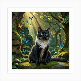 majestic cat Art Print