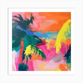 Abstract Travel Collection Bahamas 3 Art Print