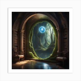 Doorway Into The Forest Art Print