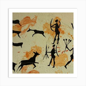 Ethiopian Cave Art Art Print