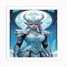 Ice Queen Art Print