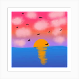 Sunset 9 Art Print