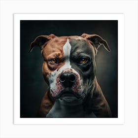 Pit dog Art Print