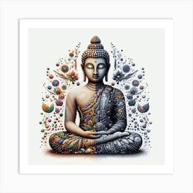 Buddha 40 Art Print