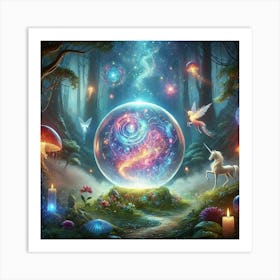 Fairy Forest 25 Art Print