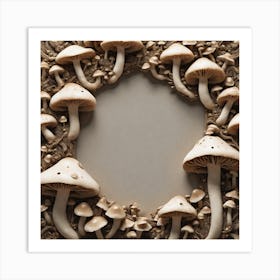 Mushroom Ring 3 Art Print