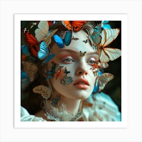 Butterfly Portrait Art Print