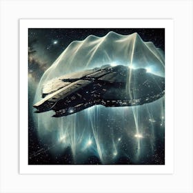 Eclipse Class Dreadnought Stealth Cloak Converted Art Print