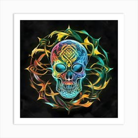 Skull Of The Gods Art Print