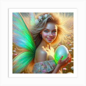 Easter Fairy 1 Art Print