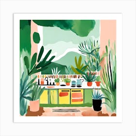 Kitchen Jungle Dreams 03 Art Print