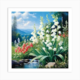 Lily Of The Valley 9 Art Print