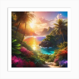 Tropical Paradise 17 Art Print