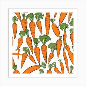 Carrots 15 Art Print