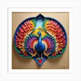 Peacock 40 Art Print