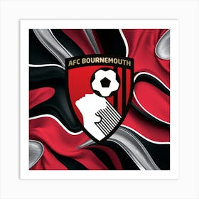 A.F.C. Bournemouth Logo Wall Arts 11 Art Print