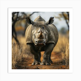 Rhinoceros 4 Art Print