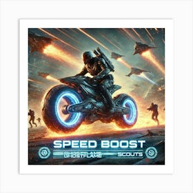 Sci Fi Speed Boost 1024x1024 Art Print