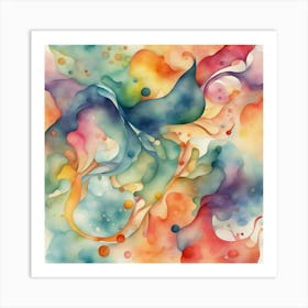 Watercolor Painting 1 Art Print