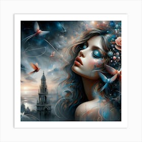 Dream Girl Art Print